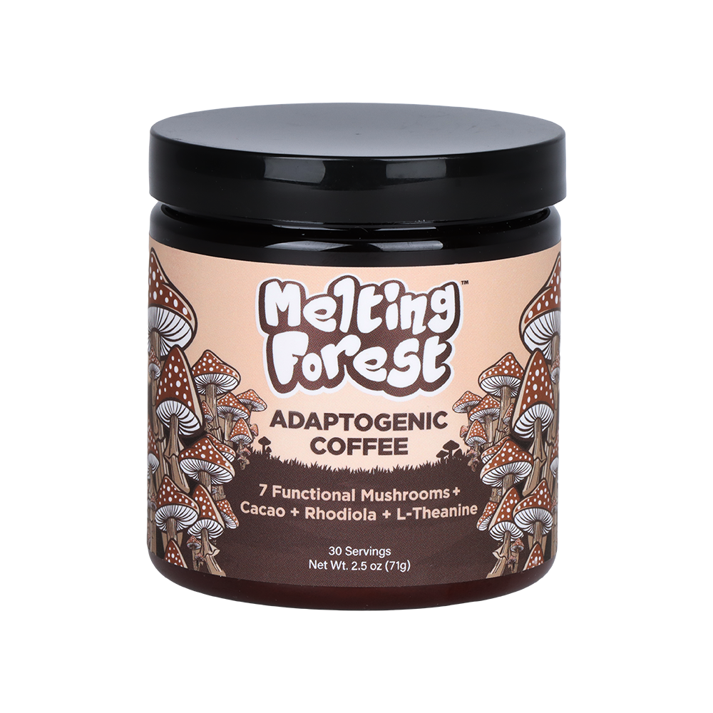 Melting Forest Adaptogenic Mushroom Instant Coffee | Front View