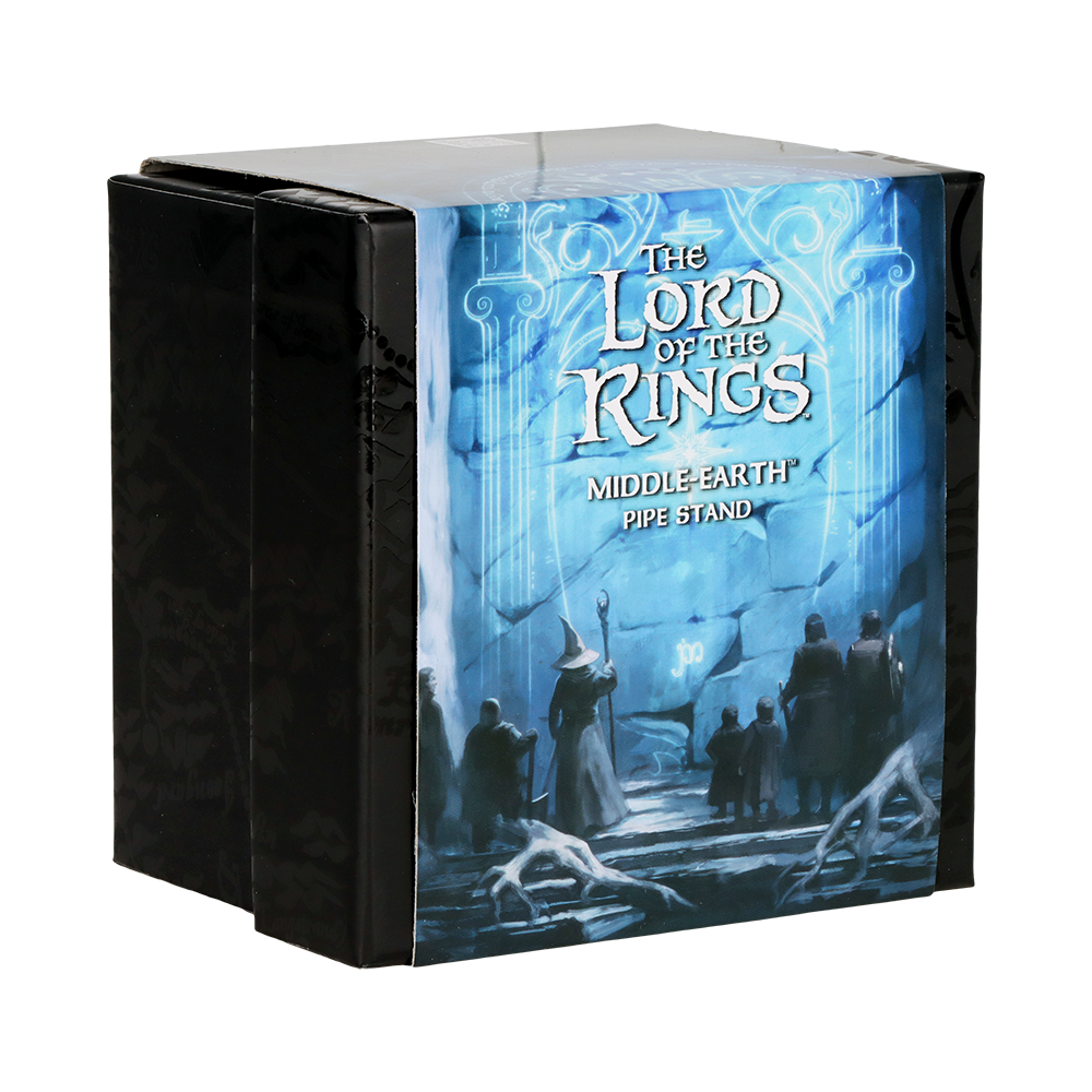 MIDDLE-EARTH™ Pipe Stand | Shire Pipes™ x The Lord of the Rings™ | Packaging with Decorative Sleeve