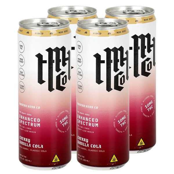 Modern Herb Co D9 THC Craft Soda | Cherry Vanilla Cola - Pulsar