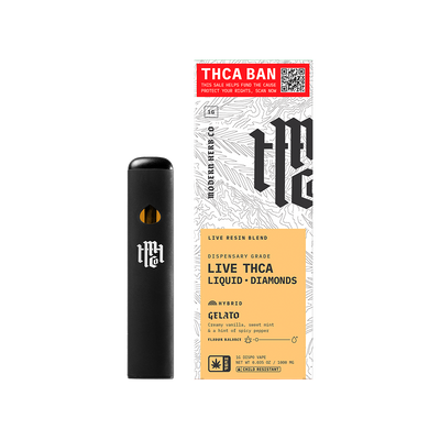 Modern Herb Co Liquid Diamonds THCA Disposable Vape | Gelato | 1 Gram