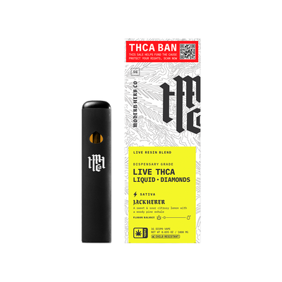 Modern Herb Co Liquid Diamonds THCA Disposable Vape | Jack Herer | 1 Gram