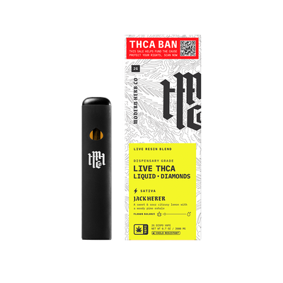 Modern Herb Co Liquid Diamonds THCA Disposable Vape | Jack Herer | 2 Gram