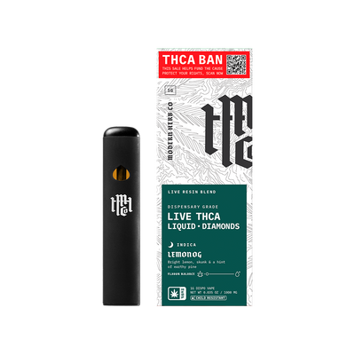 Modern Herb Co Liquid Diamonds THCA Disposable Vape | Lemon OG | 1 Gram