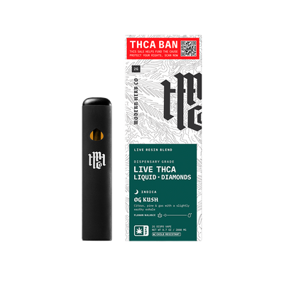 Modern Herb Co Liquid Diamonds THCA Disposable Vape | OG Kush | 2 Gram