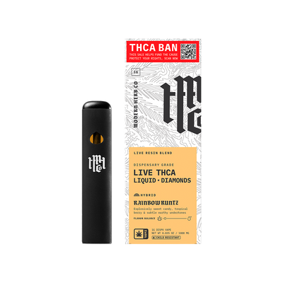 Modern Herb Co Liquid Diamonds THCA Disposable Vape | Rainbow Runtz | 1 Gram