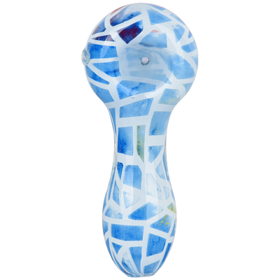 Mosaic Spoon Pipe | Blue