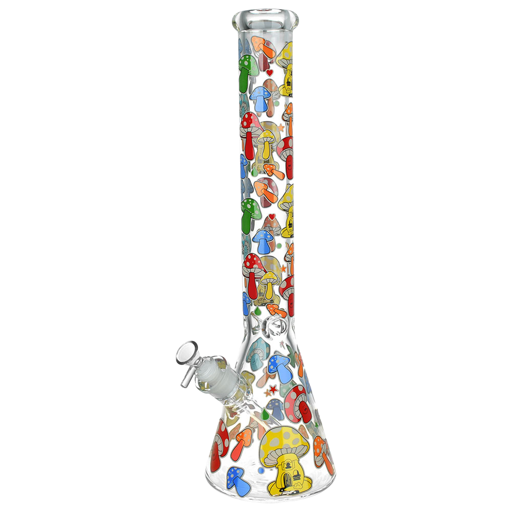 Mushroom Afterglow Beaker Bong | Extra Large Size