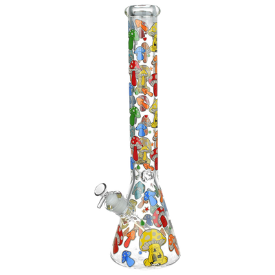 Mushroom Afterglow Beaker Bong | Extra Large Size
