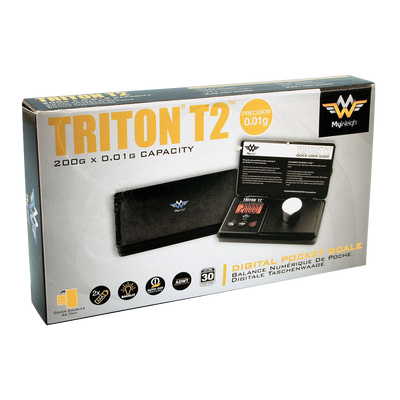 MyWeigh Triton T2 Digital Pocket Scale | 200g x 0.01g Capacity