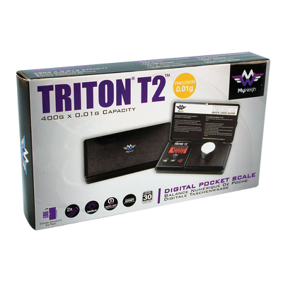 MyWeigh Triton T2 Digital Pocket Scale | 400g x 0.01g Capacity