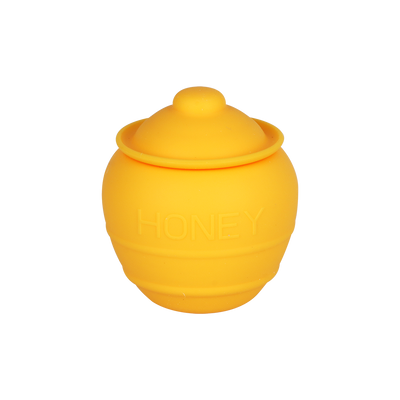 NoGoo Honey Pot Silicone Concentrate Container | Front View