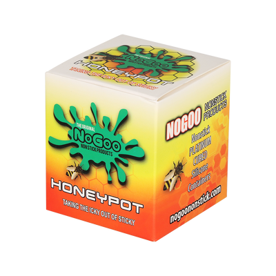 NoGoo Honey Pot Silicone Concentrate Container | Packaging