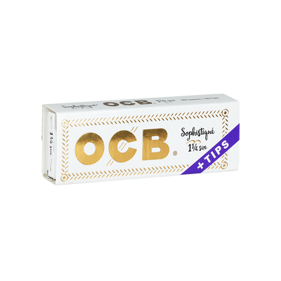 OCB Sophistique 1-1/4 Rolling Papers & Tips | Individual Booklet
