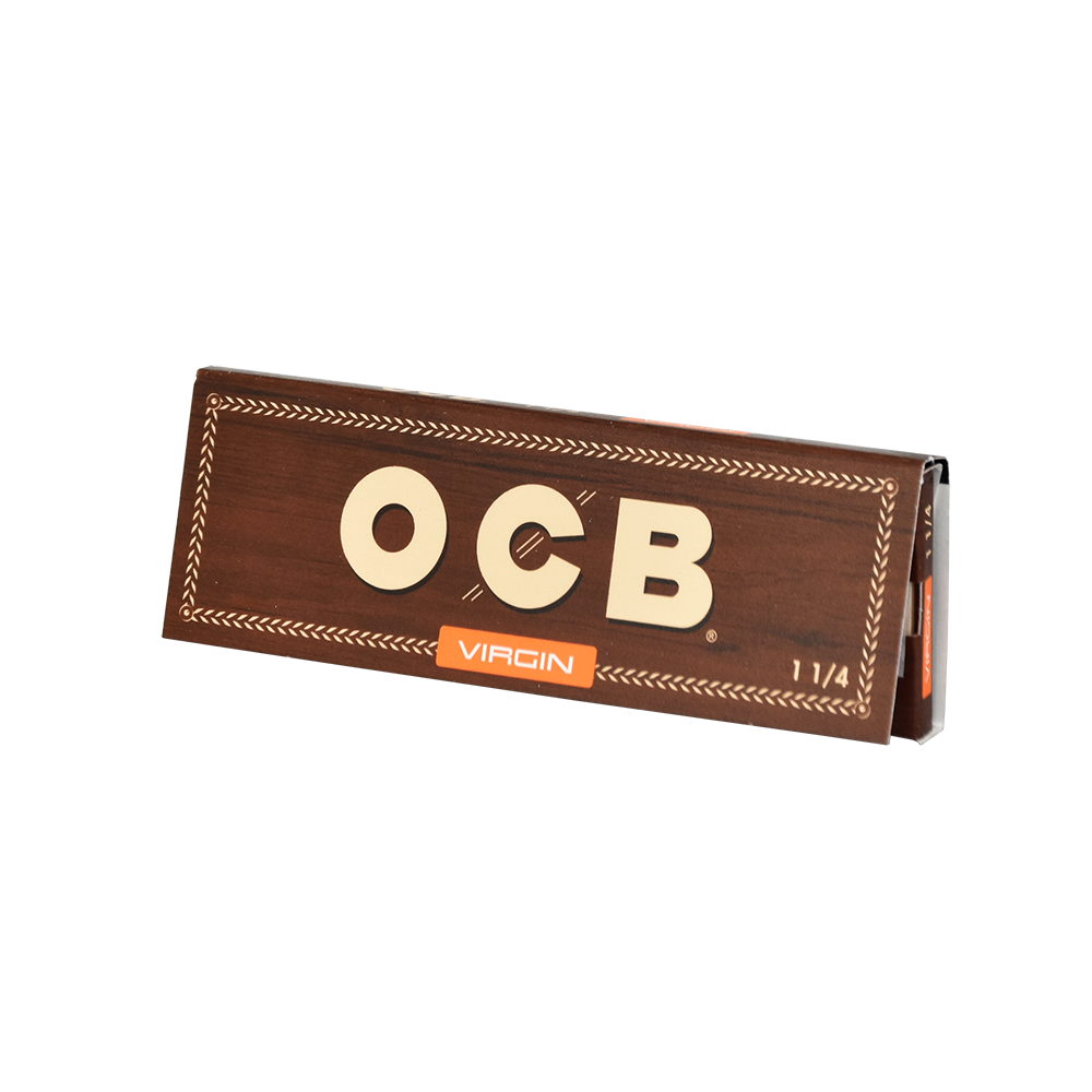 OCB Virgin Rolling Papers | 1 1/4 Inch | Individual