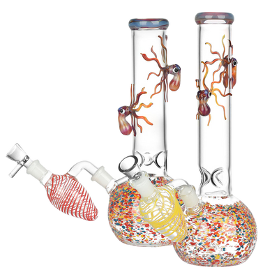 Octopus Frit Bubble Base Bong & Ash Catcher | Group