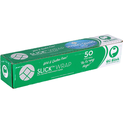 Oil Slick 'Slick Wrap' Foil-Backed Parchment Roll | 50ft x 12in