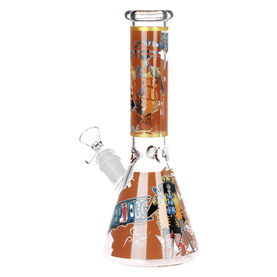 One Treasure Beaker Bong | 3 Blade | Back View