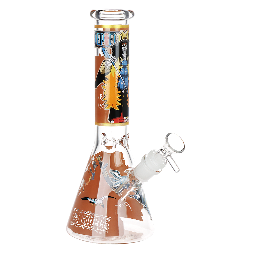One Treasure Beaker Bong | 3 Blade | Front View