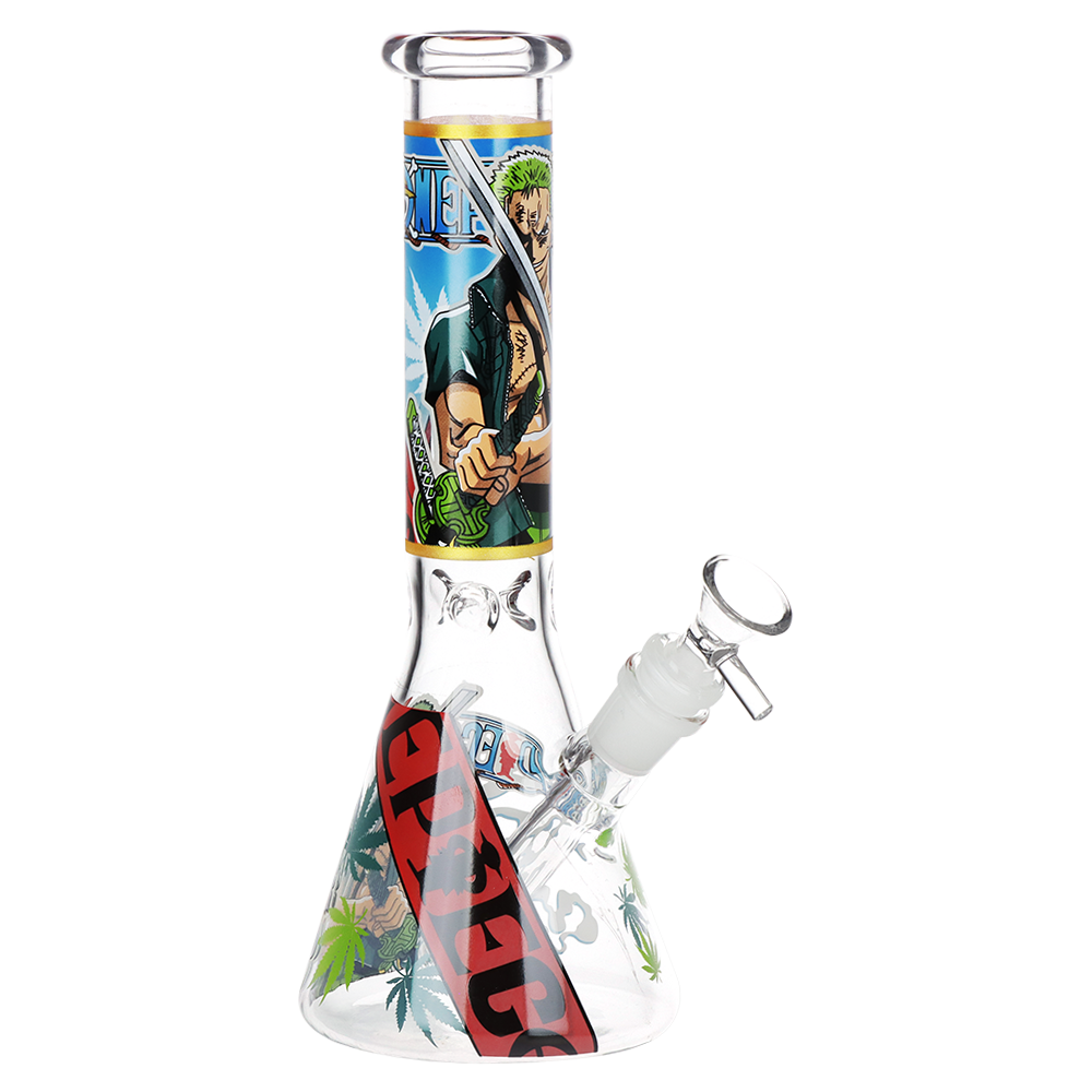 One Treasure Beaker Bong | Ghost | Front View