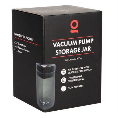 ONGROK Vacuum UV Glass Jar | Packaging