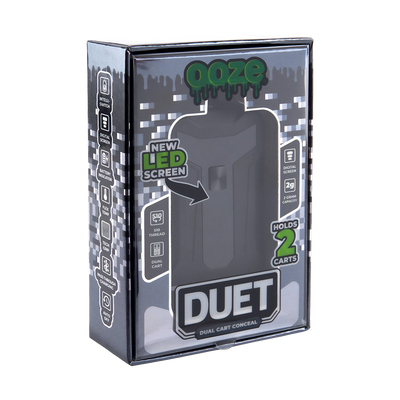 Ooze Duet Dual Cartridge 510 Battery | Portable Oil Vapes - Pulsar Pulsar Shop Ooze Duet Dual Cartridge 510 Battery | Portable Oil Vapes - Pulsar Pulsar Shop