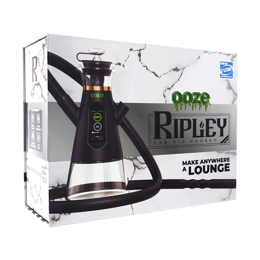 Ooze Ripley Electric Dab Rig Hookah | Packaging