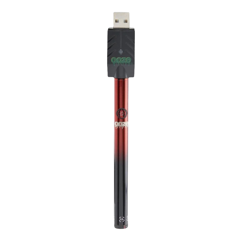 Ooze Twist Slim 510 Battery 2.0 | Red Black Ombre