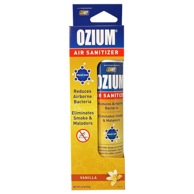 Ozium Air Sanitizer Spray | 3.5oz | Vanilla Scent