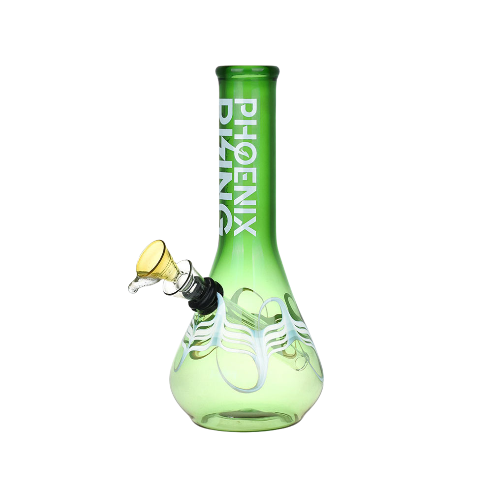 Phoenix Rising Beaker Base Bong | Green
