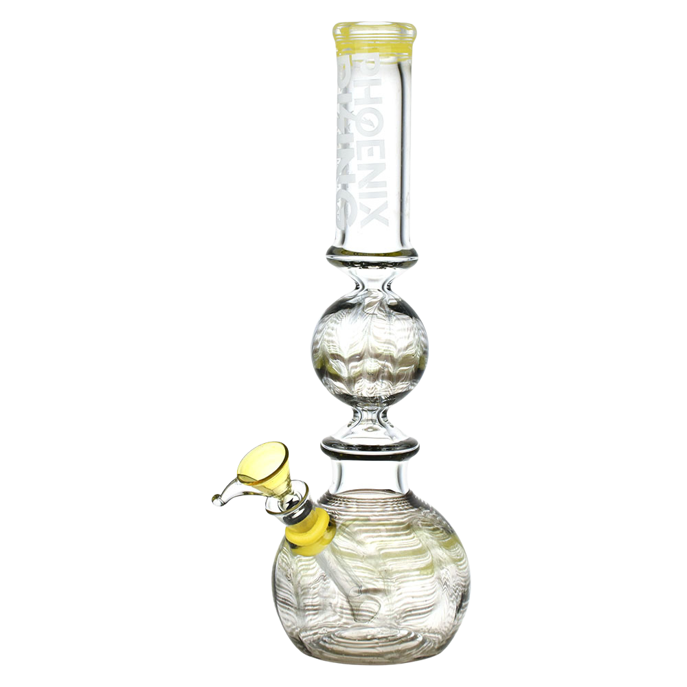Phoenix Rising Bubble Ball Bong | Gray