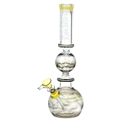 Phoenix Rising Bubble Ball Bong | Gray