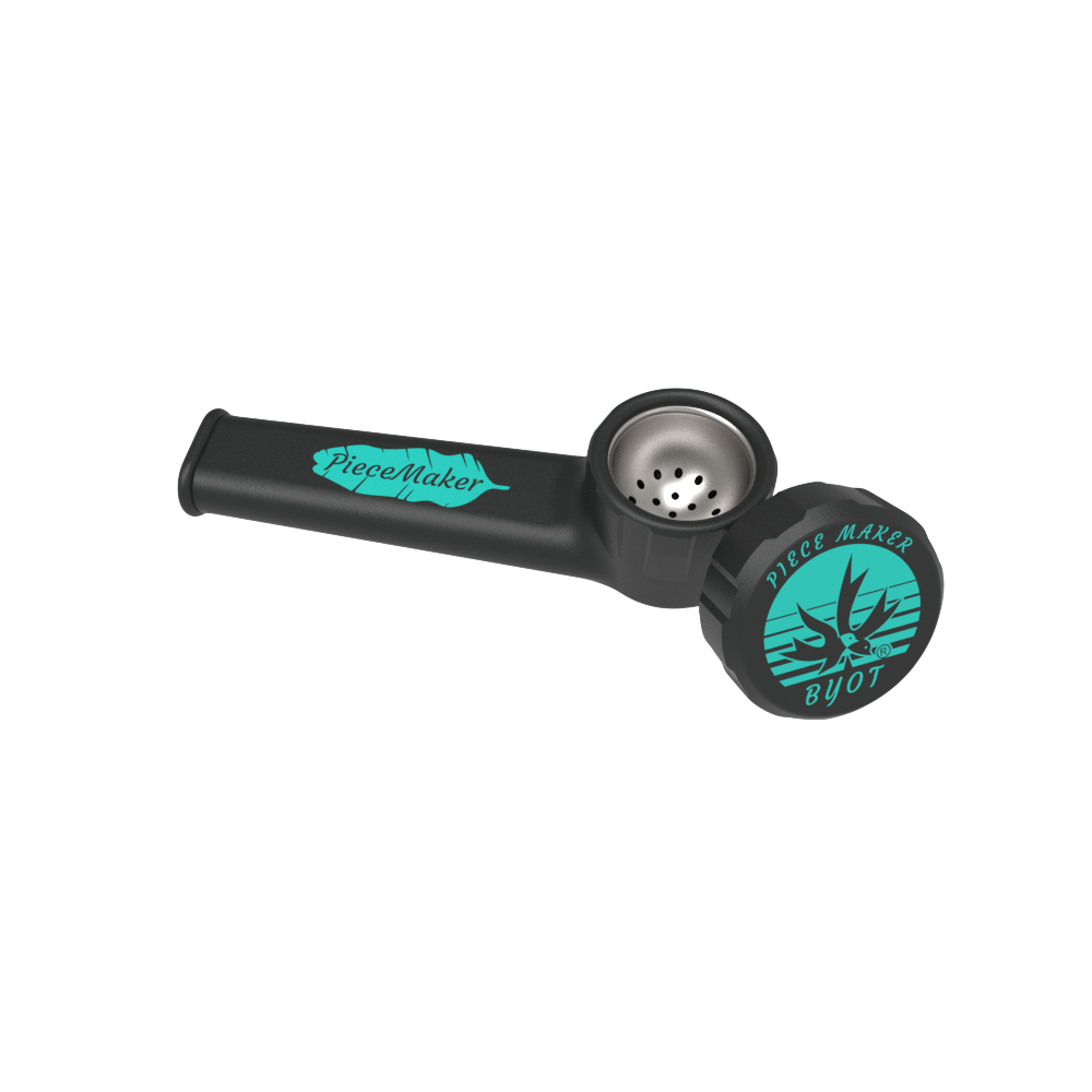PieceMaker Karma Silicone Hand Pipe | Abyss Black