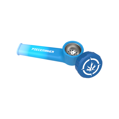 PieceMaker Karma Silicone Hand Pipe | Ombre Blue