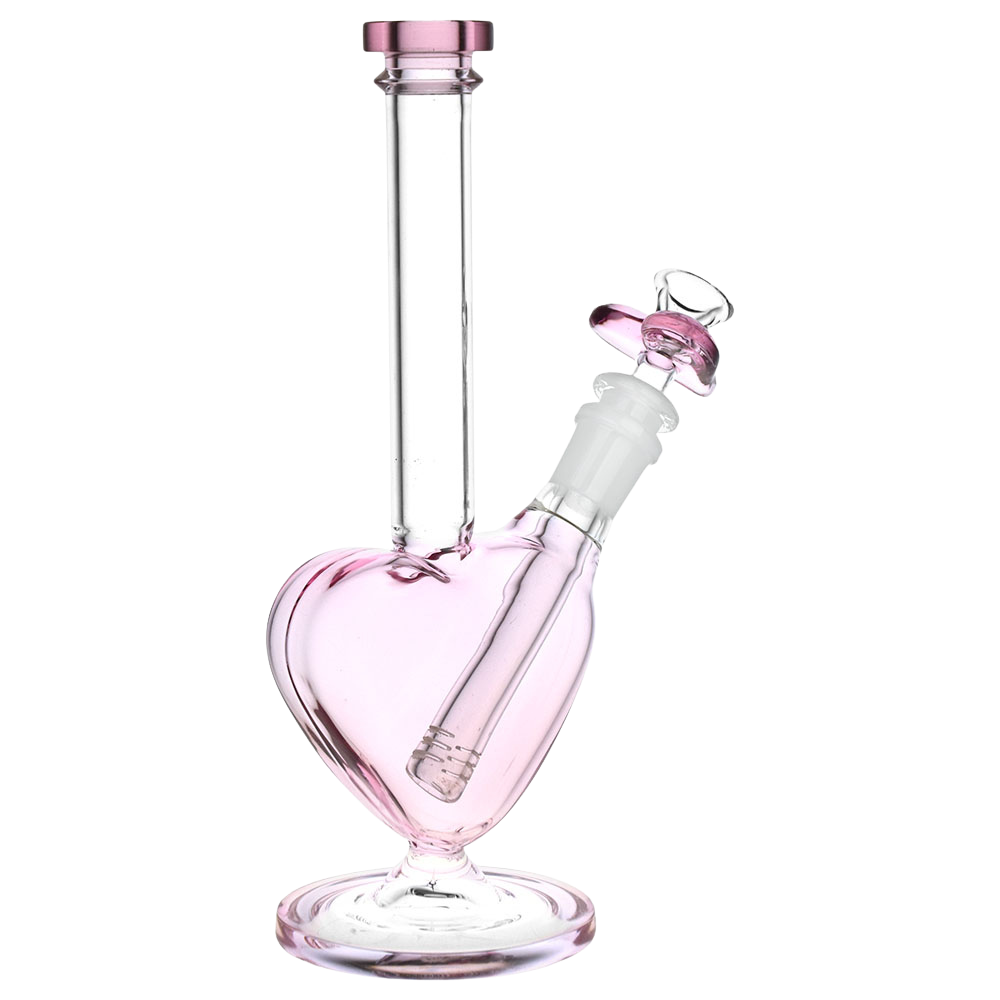 Pink Passion Heart Bong | Back View