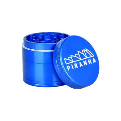 Piranha Aluminum Grinder | 4pc | 2" | Blue