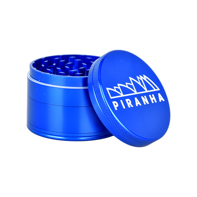 Piranha Aluminum Grinder | 4pc | 2.5" | Blue