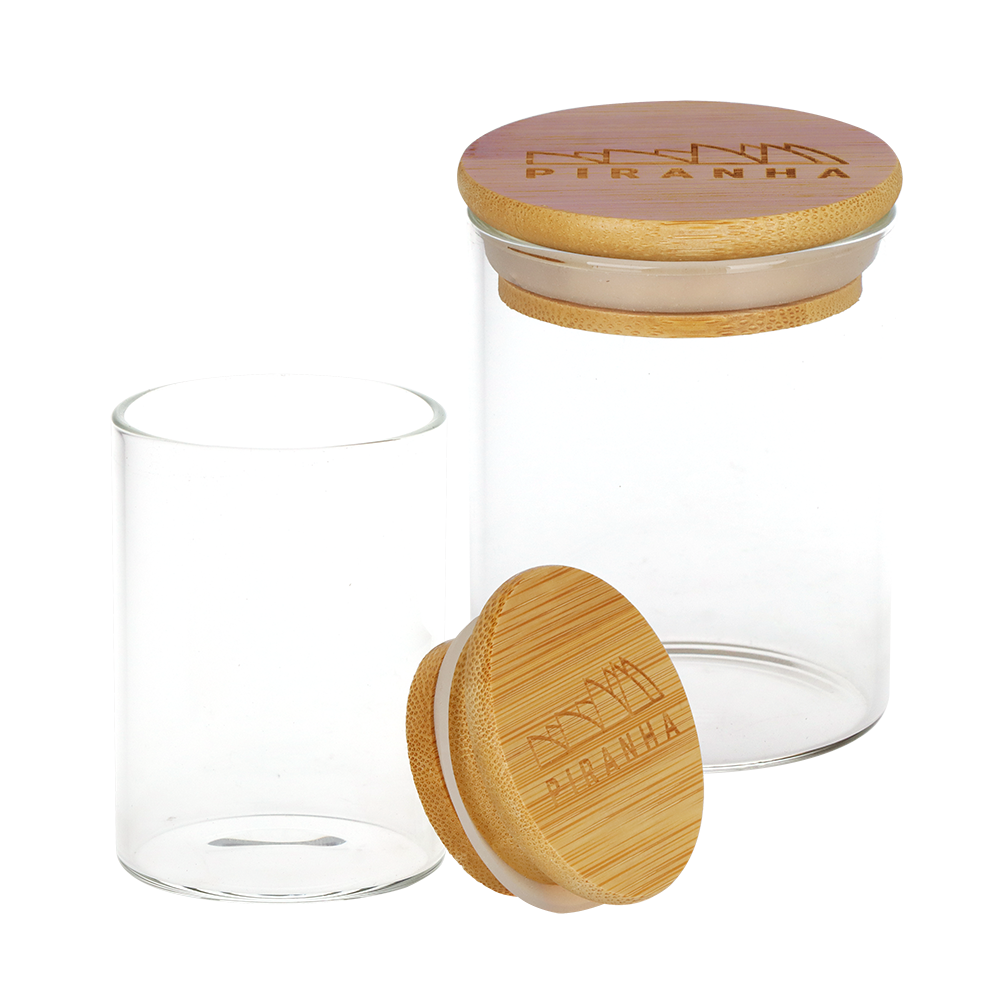 Piranha Bamboo Lid Stash Jar | Group