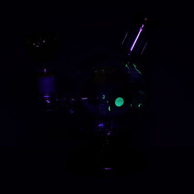Pocket Monsters Orb Bong | Glow In The Dark Accents