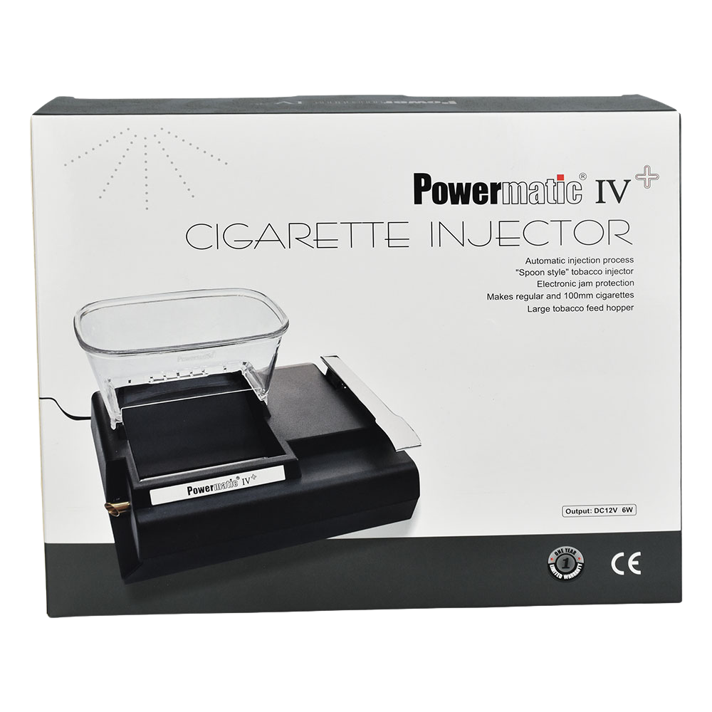Powermatic IV Electric Cigarette Injector | Packaging