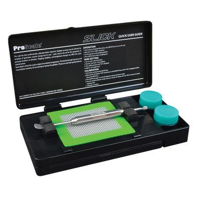 ProScale Slick Concentrate Scale Kit | Silicone Mat, Dab Tool, & Concentrate Containers