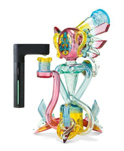 Puffco Pivot Water Pipe Adapter | Unit In Use on Rig