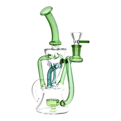 Pulsar 4-Tube Recycler Bong | Green