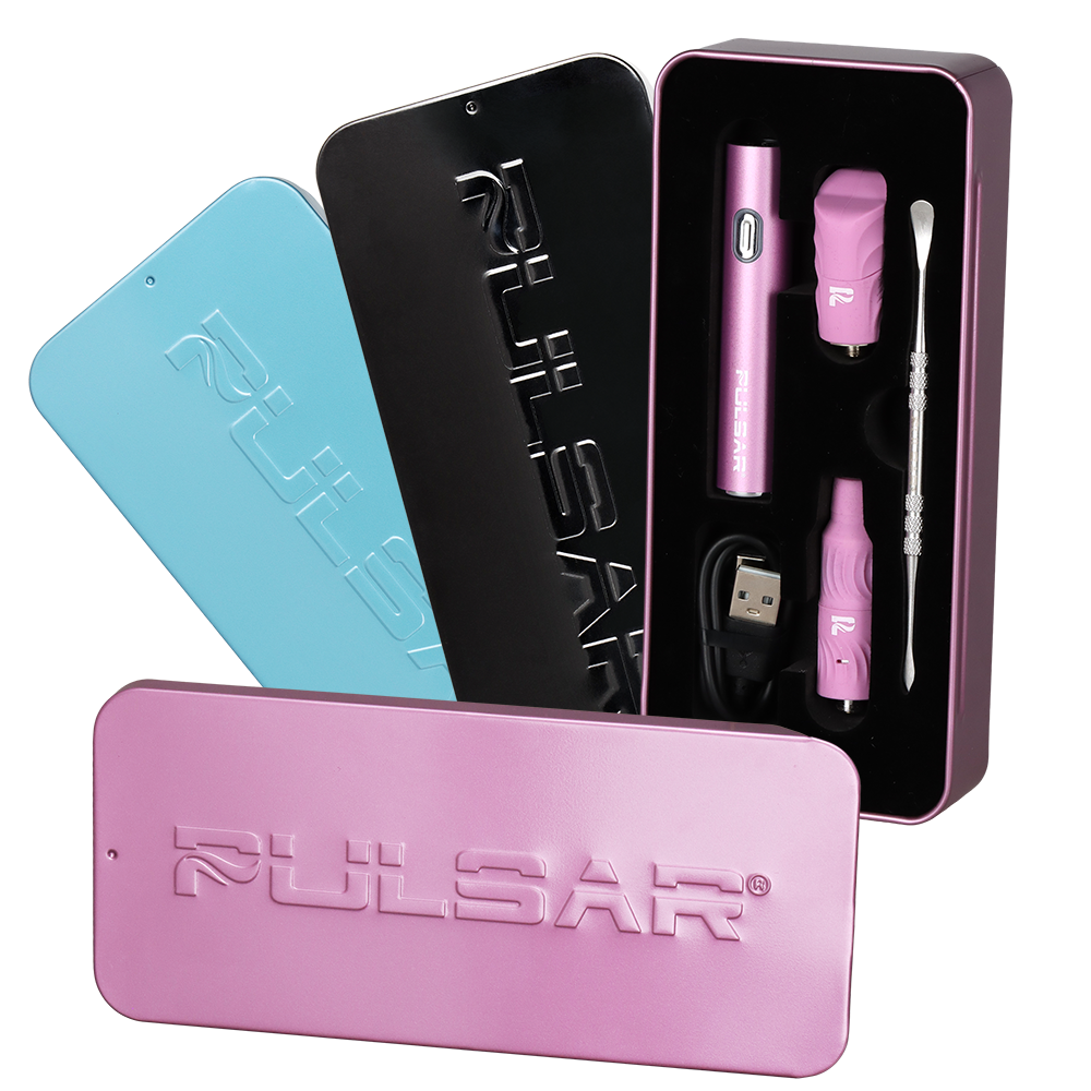 Pulsar 510 Delta 3-in-1 Vaporizer Kit | Metal Travel Tin & Foam Partitions
