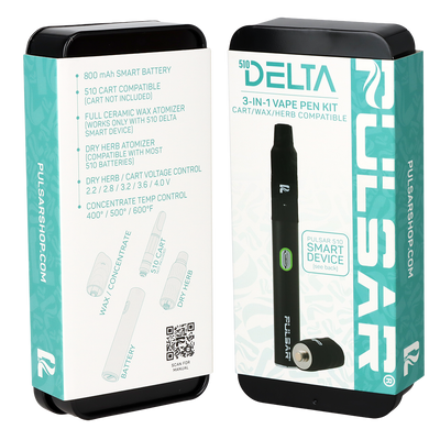 Pulsar 510 Delta 3-in-1 Vaporizer Kit | Packaging