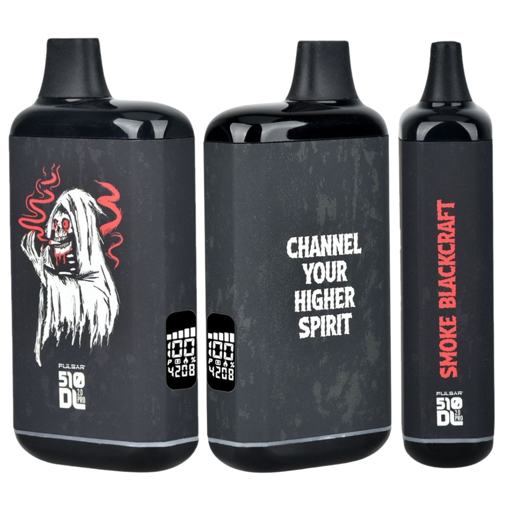 Pulsar 510 DL 2.0 PRO Auto-Draw Vape Bar | Smoke Blackcraft | Red