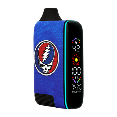 Pulsar 510 DL 5.0 Auto-Draw Vape Bar | Grateful Dead Patchwork Stealie