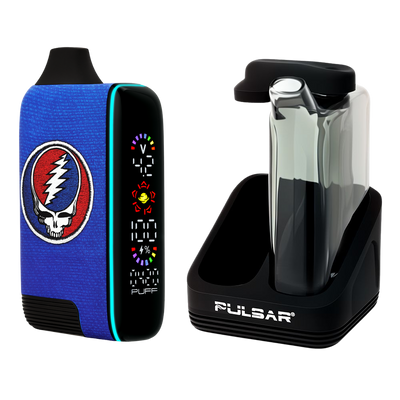 Pulsar 510 DL 5.0 Vape Bar & Dab Station Kit | Grateful Dead Patchwork Stealie