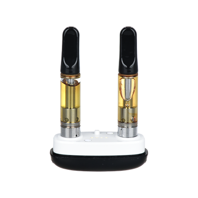 Pulsar 510 DL Tandem Dual Cartridge Vape Bar | Dual Cartridge Input View