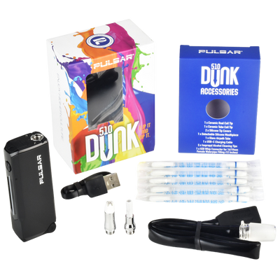Pulsar 510 Dunk 2-In-1 Variable Voltage Vaporizer | Contents