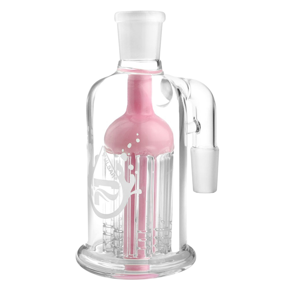 Pulsar 8 Arm Ash Catcher | 90 Degree | Pink